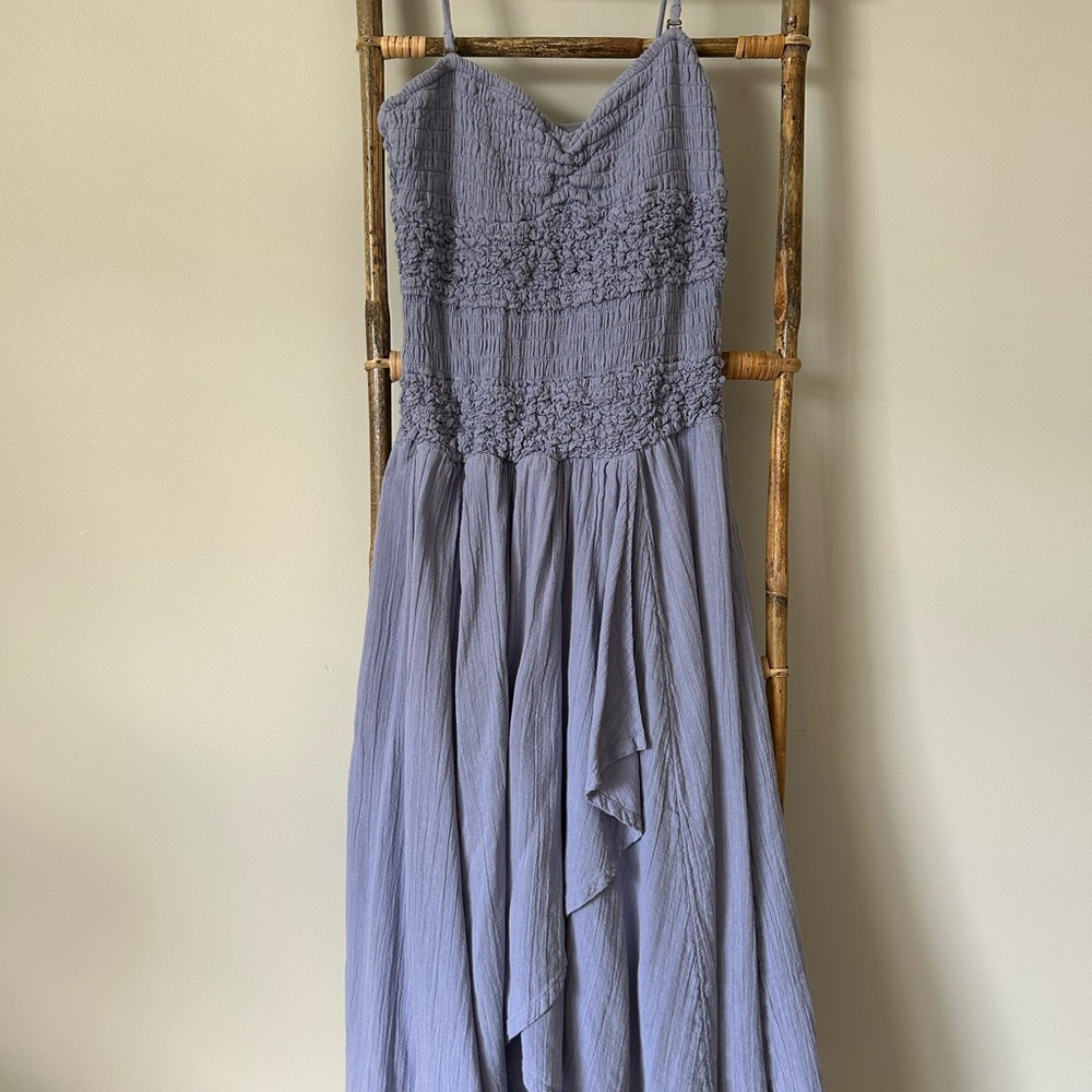 Free People Sparkling Drop-waist midi dress